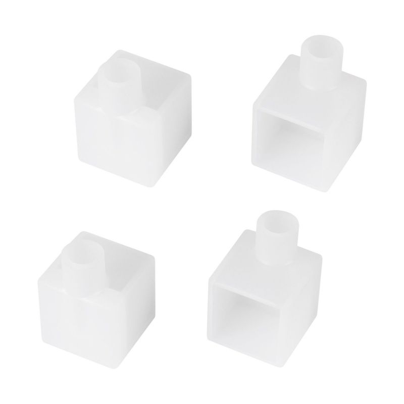 Заглушка WPH-FLEX-1616-90 WHITE с отверстием  (Arlight, Силикон) 058044