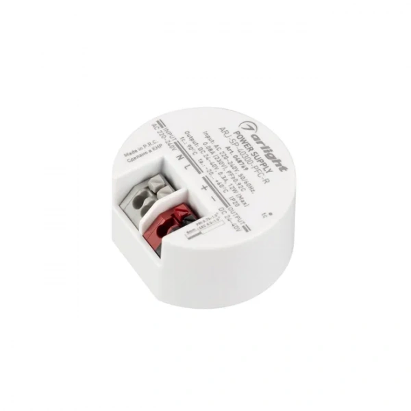 Блок питания ARJ-SP-40300-PFC-R (12W, 24-40V, 300mA) (Arlight, IP20 Пластик, 5 лет) 048769