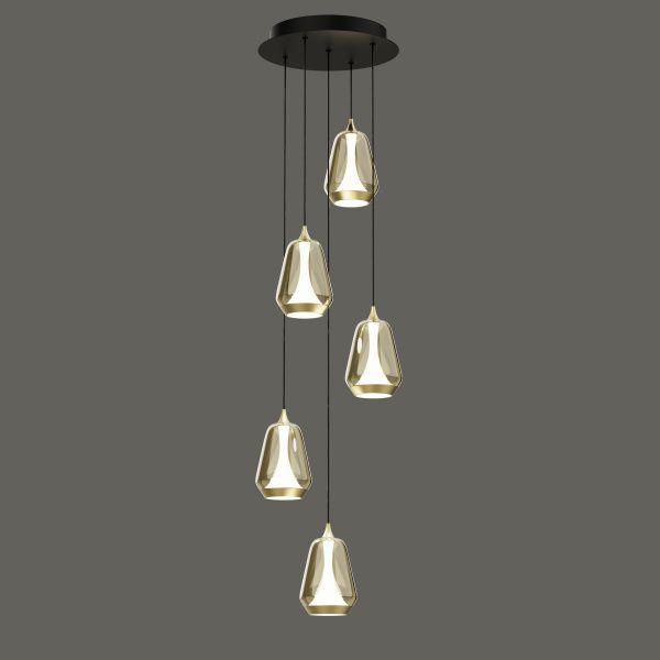 Подвесной светильник Delight Collection MD24001011-5A brass/champagne