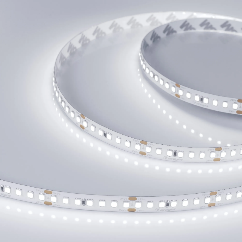 Светодиодная лента RT 2-5000 24V White6000 3x (2835, 840 LED, LUX) (Arlight, 17 Вт/м, IP20) 019093(B)