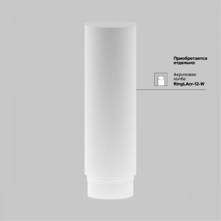 Трековый светильник Technical TR032-2-5W4K-M-BW