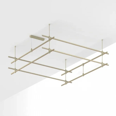 Основание ART-APRIORI-QUADRAT-2-ROD-400-2000x2000 (OG) (Arlight, IP20 Металл, 3 года) 054422
