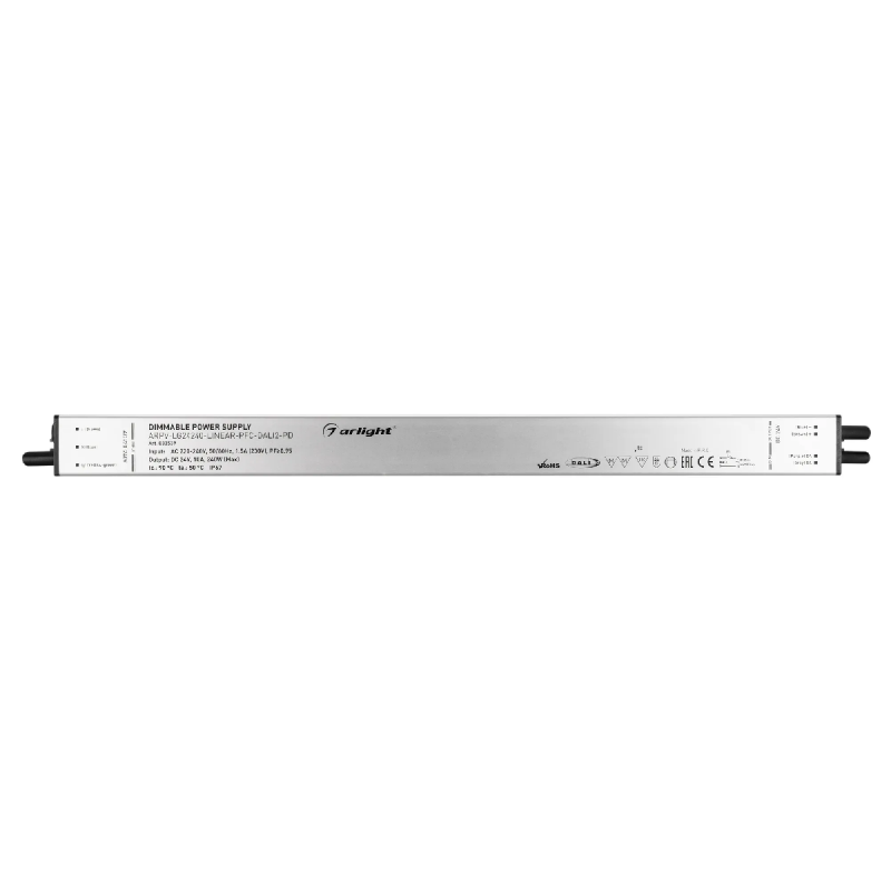 Блок питания ARPV-LG24240-LINEAR-PFC-DALI2-PD (24V, 10A, 240W) (Arlight, IP67 Металл, 5 лет) 033539