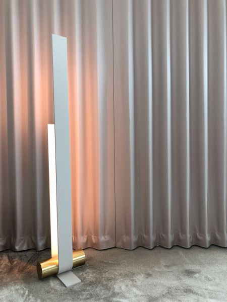 Торшер TOOY Nastro 563.62 beige/brass