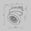 Трековый светильник Technical TR006-1-12W3K-W4K