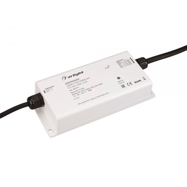 Контроллер SMART-K34-RGBW-WP (12-36V, 4x5A, 2.4G) (Arlight, IP67 Пластик, 5 лет) 029919