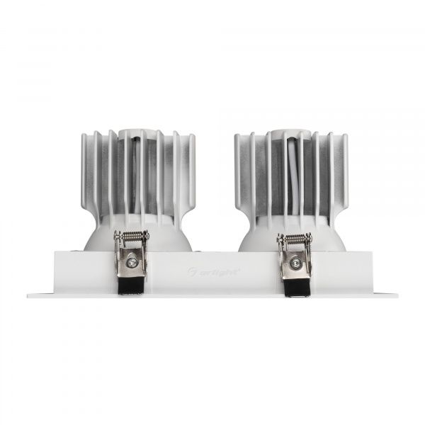 Светильник MS-VORTEX-BUILT-S210x117-2x20W Warm3000 (WH-WH, 40 deg, 230V) (Arlight, IP20 Металл, 5 лет) 057763
