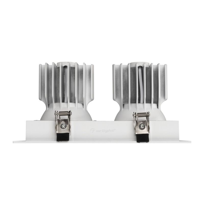 Светильник MS-VORTEX-BUILT-S210x117-2x20W Warm3000 (WH-WH, 40 deg, 230V) (Arlight, IP20 Металл, 5 лет) 057763