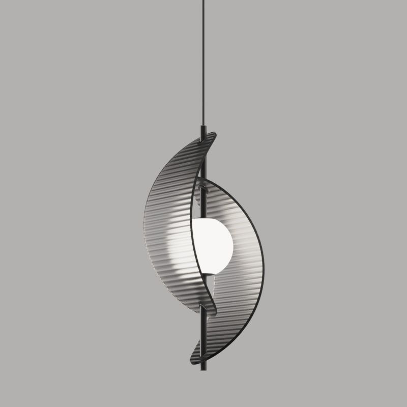 Подвесной светильник MD24030035-1A black/smoky