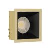 Встраиваемый светильник под сменную лампу Ledron RISE KIT1 Gold-Black