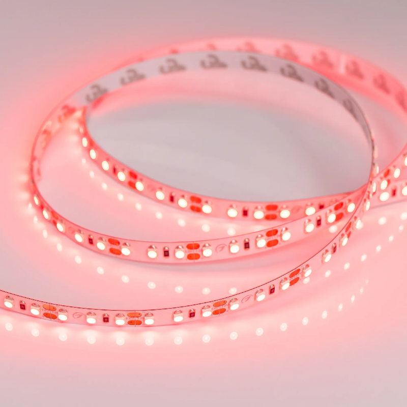 Светодиодная лента RT-A120-8mm 12V Red (9.6 W/m, IP20, 2835, 5m) (Arlight, 9.6 Вт/м, IP20) 012329(2)