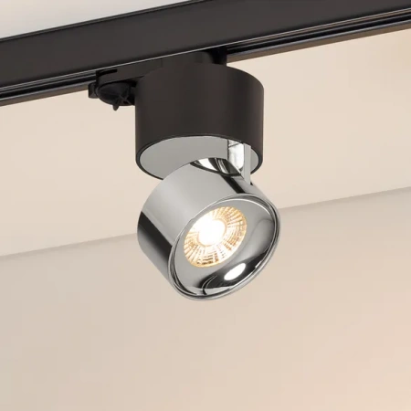 Светильник SP-PLURIO-TRACK-4TR-R77-9W Warm3000 (BK-CHR, 36 deg, 230V) (Arlight, IP20 Металл, 3 года) 038125