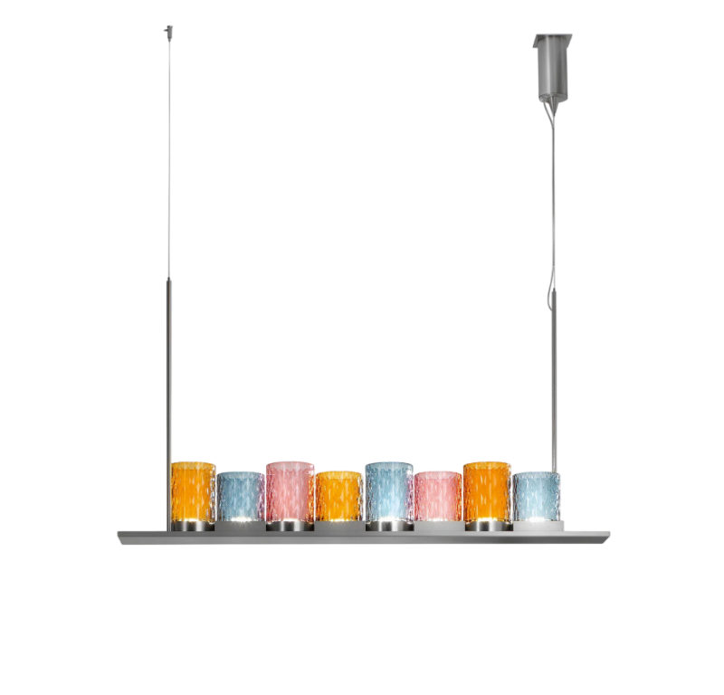 Подвесной светильник Italamp Galatea 815/PL8 Chrome/Silver/Multicolor