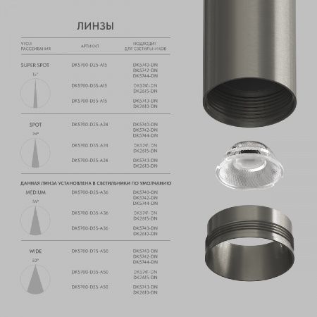 Светильник для трека SHINE SPOT DK5744-DN
