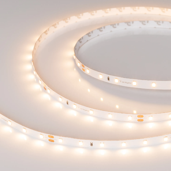Светодиодная лента RT 2-5000 24V Warm2700 (2835, 300 LED, PRO) (Arlight, 7.2 Вт/м, IP20) 020013(B)