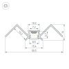 Профиль PIK-F-HIDE-INT-2000 (Arlight, Алюминий) 063316