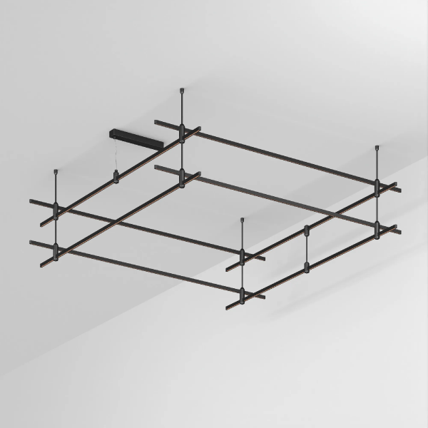 Основание ART-APRIORI-QUADRAT-2-ROD-400-2000x2000 (BK) (Arlight, IP20 Металл, 3 года) 048550