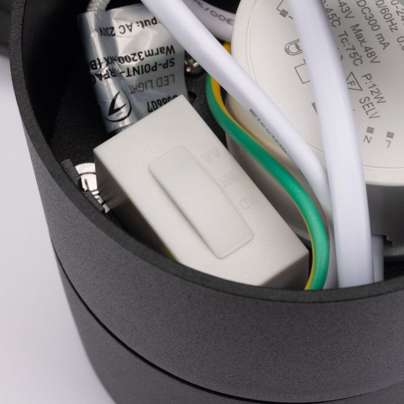 Светильник SP-POINT-SURFACE-R85-12W Warm3200-MIX (BK, 15 deg, 230V) (Arlight, IP20 Металл, 5 лет) 058607