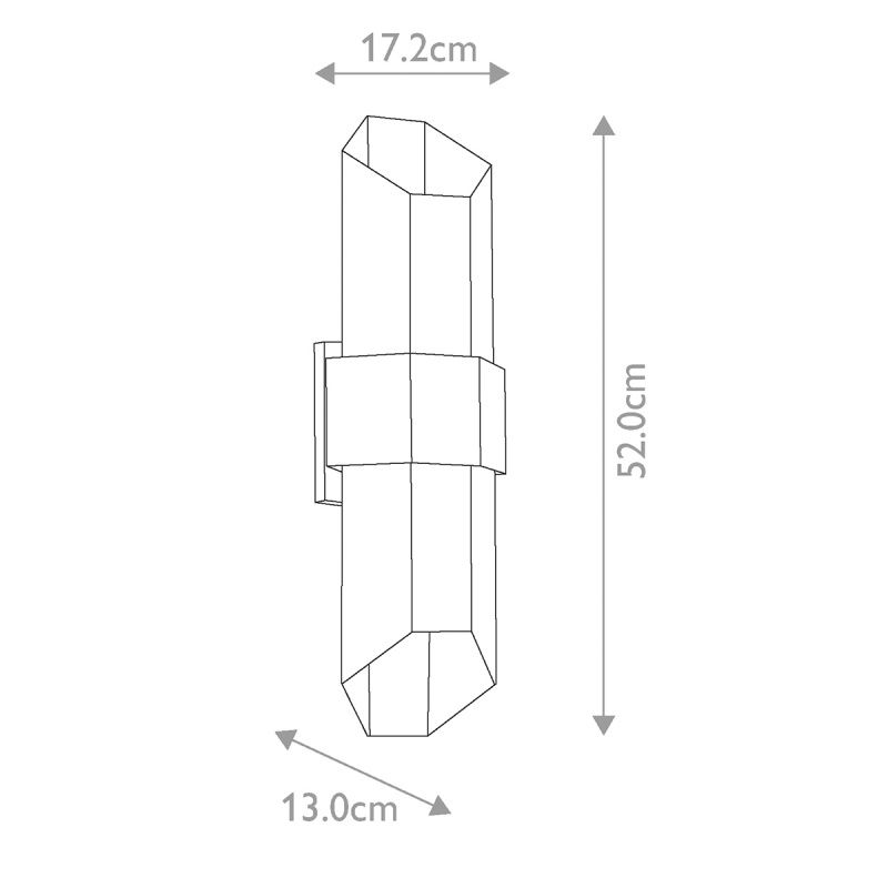 Настенные фонари Quoizel QZ-CHASM-L-BKW