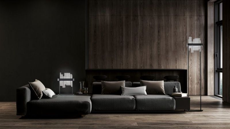 Торшер Masiero Ribbon Matt black