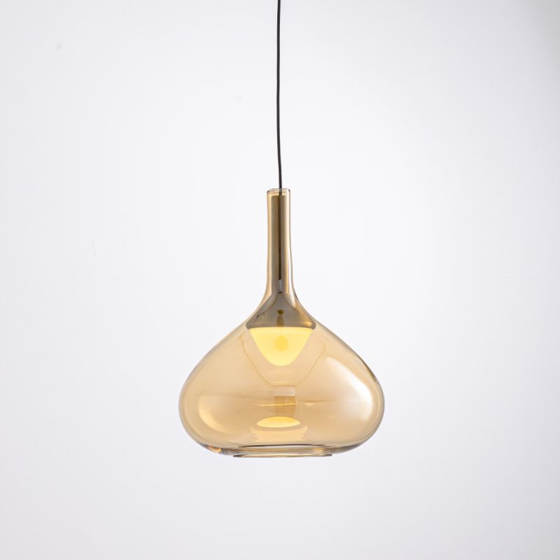Подвесной светильник MD25001005-1A brass/amber