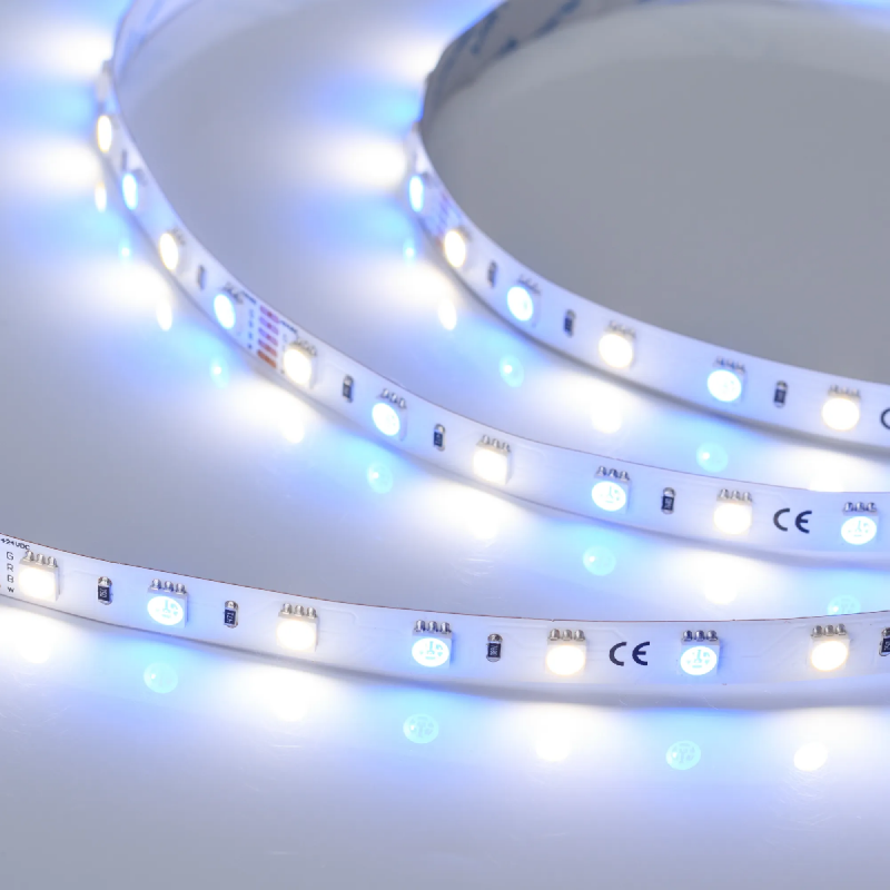 Светодиодная лента RT-B60-10mm 24V RGBW-Day (14.4 W/m, IP20, 5060, 5m) (Arlight, Открытый) 018326(2)