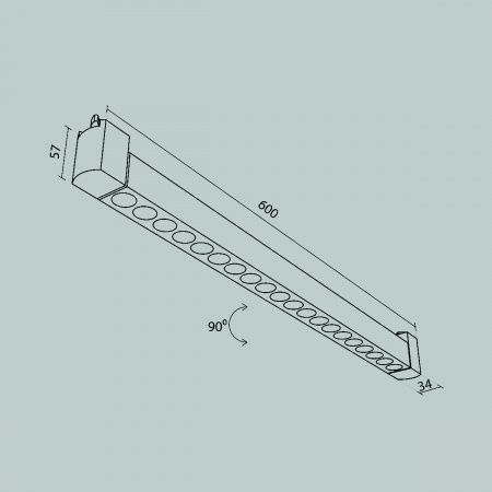 Трековый светильник Technical TR010-1-20W3K-M-B