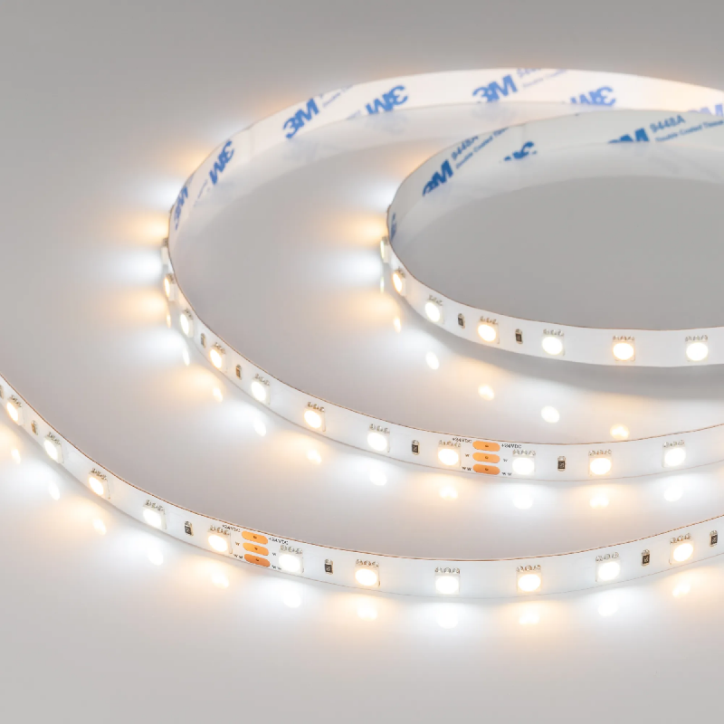 Светодиодная лента RT 6-5000 24V White-MIX 2x (5060, 60 LED/m, LUX) (Arlight, Изменяемая ЦТ) 025213