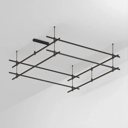Основание ART-APRIORI-QUADRAT-2-ROD-400-2000x2000 (BK) (Arlight, IP20 Металл, 3 года) 048550