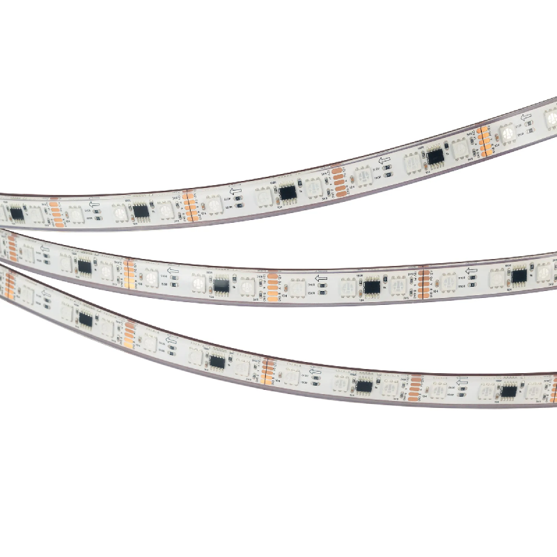Светодиодная лента герметичная DMX-PS-B60-12mm 12V RGB-PX3 (14 W/m, IP67, 5060, 5m) (Arlight, -) 039605