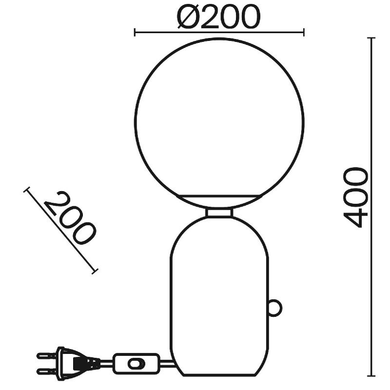 Настольный светильник Freya FR5288TL-01B