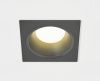 IT08-8013 black 3000K + IT08-8014 black светильник встраиваемый с рамкой