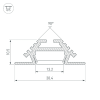 Профиль PHS-V-2000 ANOD (Arlight, Алюминий) 013212