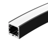 Профиль SL-ARC-3535-D1500-A90 BLACK (1180мм, дуга 1 из 4) (Arlight, Алюминий) 025514