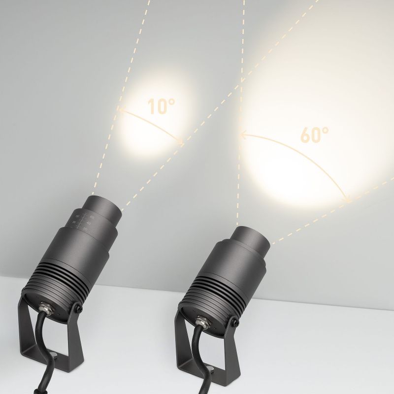 Светильник ALT-RAY-ZOOM-R61-12W Warm3000 (DG, 10-60 deg, 230V) (Arlight, IP67 Металл, 3 года) 026447(2)