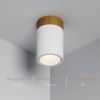 Накладной светодиодный светильник Ledron RINBOK 130 Wooden White