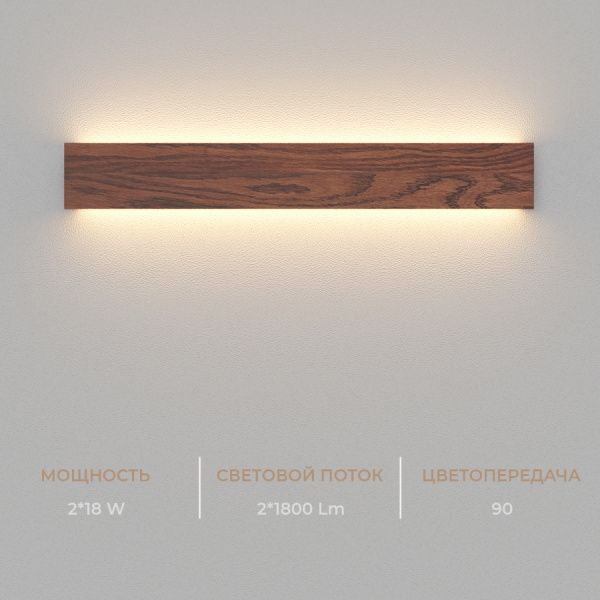 Настенный светодиодный светильник Ledron GW-M066-687 Wooden White