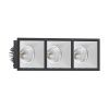 Встраиваемый светодиодный светильник Ledron RISE KIT 3 LED 3000K Black-White