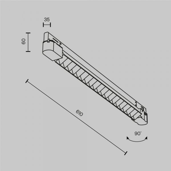 Трековый светильник Technical TR195-3-20W4K-M-W(N)