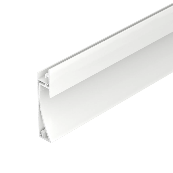 Профиль PLINTUS-H58-F-2000 WHITE (Arlight, Алюминий) 045297