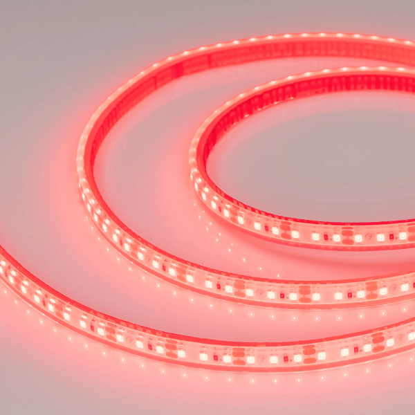 Светодиодная лента герметичная RTW-PFS-A120-11mm 12V Red (9.6 W/m, IP68, 2835, 5m) (Arlight, -) 033793