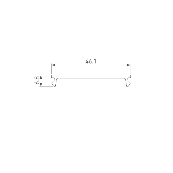 Экран SL-LINIA45-FANTOM-2000 Frost (Arlight, Пластик) 027293
