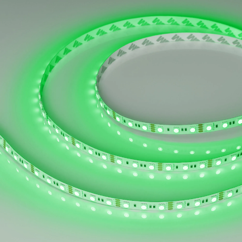 Светодиодная лента RT-B72-10mm 12V RGB (15 W/m, IP20, 5060, 5m) (Arlight, 15 Вт/м, IP20) 016246(2)