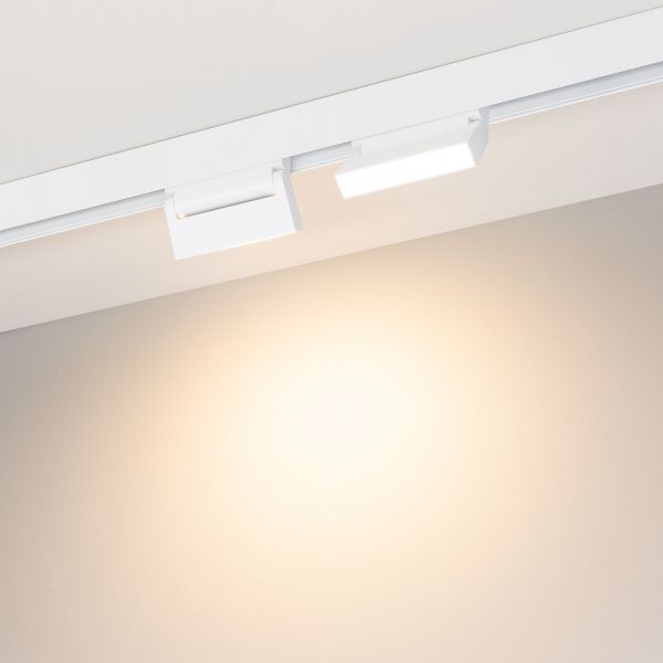 Светильник MAG-ORIENT-FLAT-FOLD-S195-6W Warm3000 (WH, 80 deg, 48V) (Arlight, IP20 Металл, 5 лет) 035854(1)