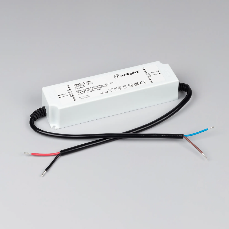 Блок питания ARPV-SP-12150 (12V, 12.5A, 150W) (Arlight, IP67 Пластик, 5 лет) 041916