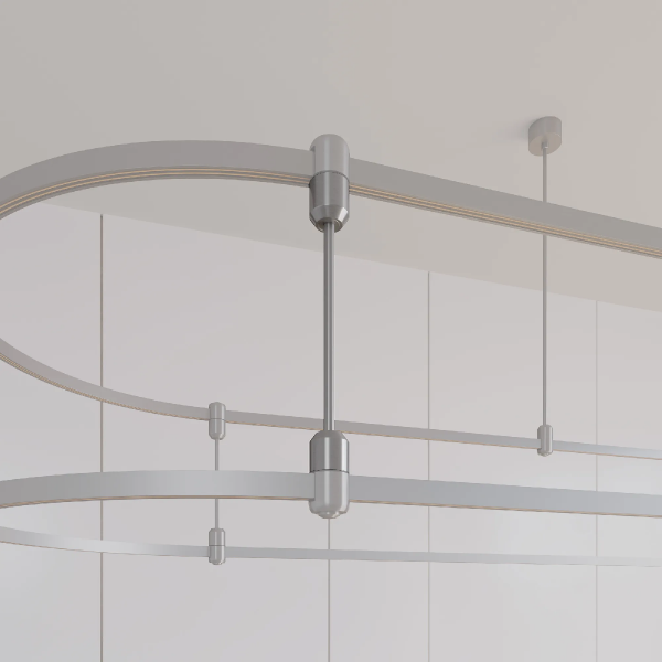 Коннектор жесткий с питанием ART-APRIORI-CON-ROD-A-L260-POWER (TN, вертикальный) (Arlight, IP20 Металл, 3 года) 047822