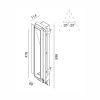 Встраиваемый светильник Wever & Ducre 10181 STRANGE 50 LONG ANODISED