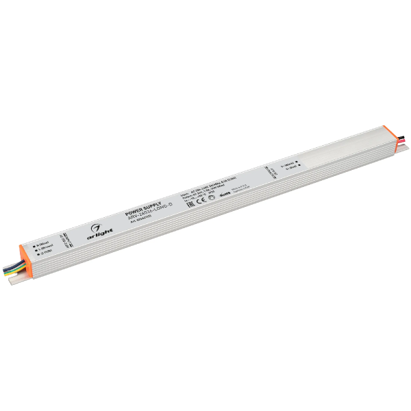 Блок питания ARV-24036-LONG-D (24V, 1.5A, 36W) (Arlight, IP20 Металл, 3 года) 026421(2)