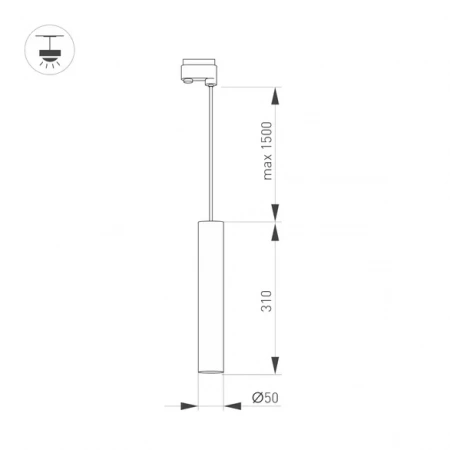 Светильник LGD-PIPE-TRACK-HANG-4TR-R50-9W Day4000 (GD, 40 deg, 230V) (Arlight, IP20 Металл, 3 года) 037409