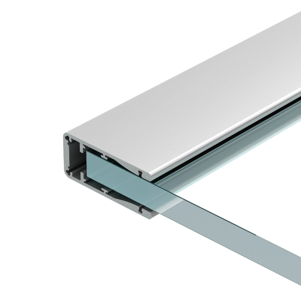 Профиль ALU-HANDRAIL-2000 FOR GLASS 17.5 (Arlight, Алюминий) 015477